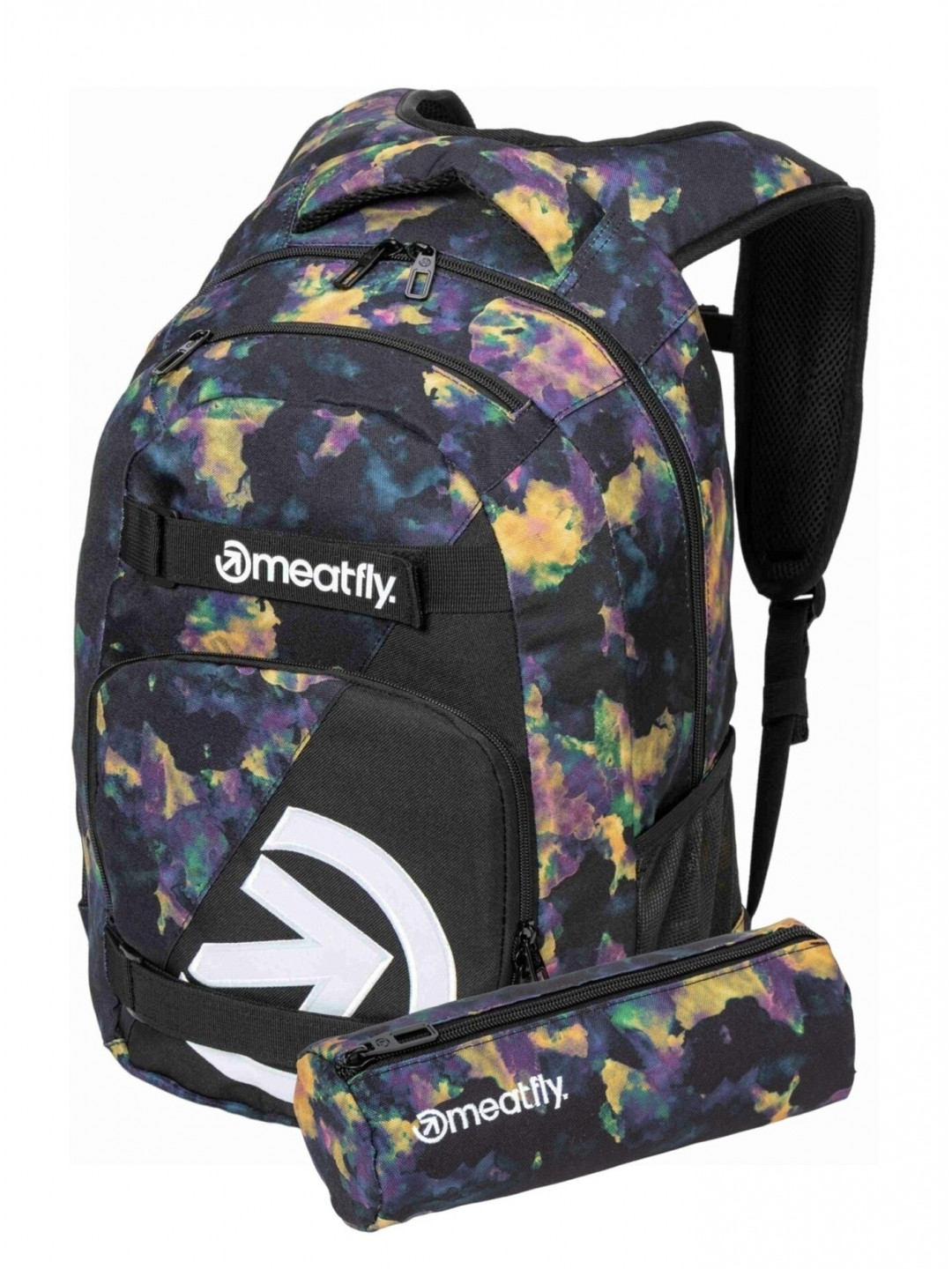 Meatfly batoh Exile Dark Aquarel 24 L PENÁL ZDARMA Černá Objem 24 L